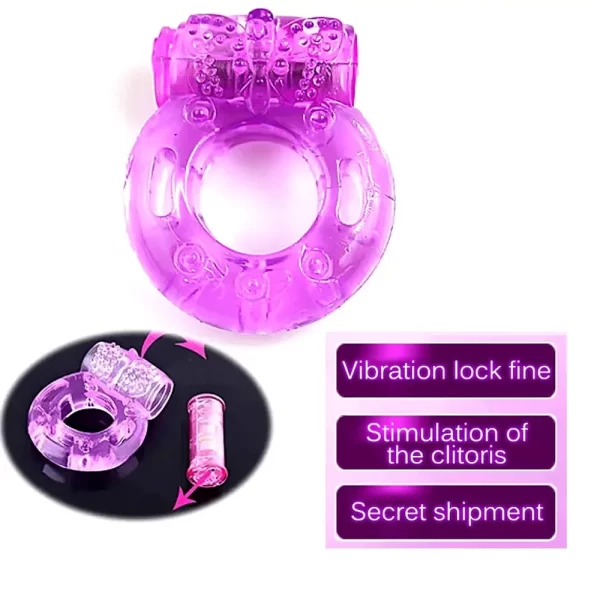 Penis Erection and Timing Vibrating Cock Ring